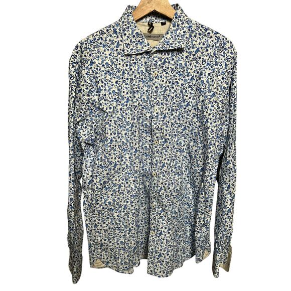 Marceletmodel Florel Print Button Up Longsleeve Size XL - Picture 1 of 5